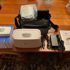VARON 3L/Min Portable Oxygen Concentrator NT-03 ( includes 4 extra batteries)